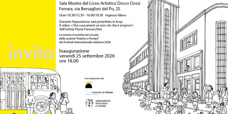 VISIONE ‘900. Ferrara nelle illustrazioni di Claudio Gualandi / INAUGURAZIONE 25 SETTEMBRE